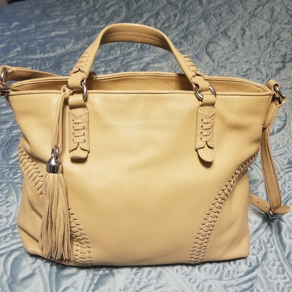 Lauren Ralph Lauren Tan Leather Tote